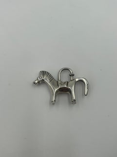 Hermès Silver Horse Lock