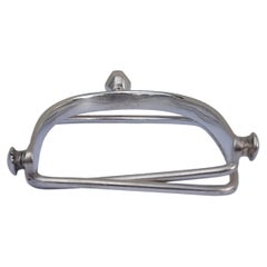 Hermès Silver Money Clip Gaetan de Percin Spur Shaped Horse Texas