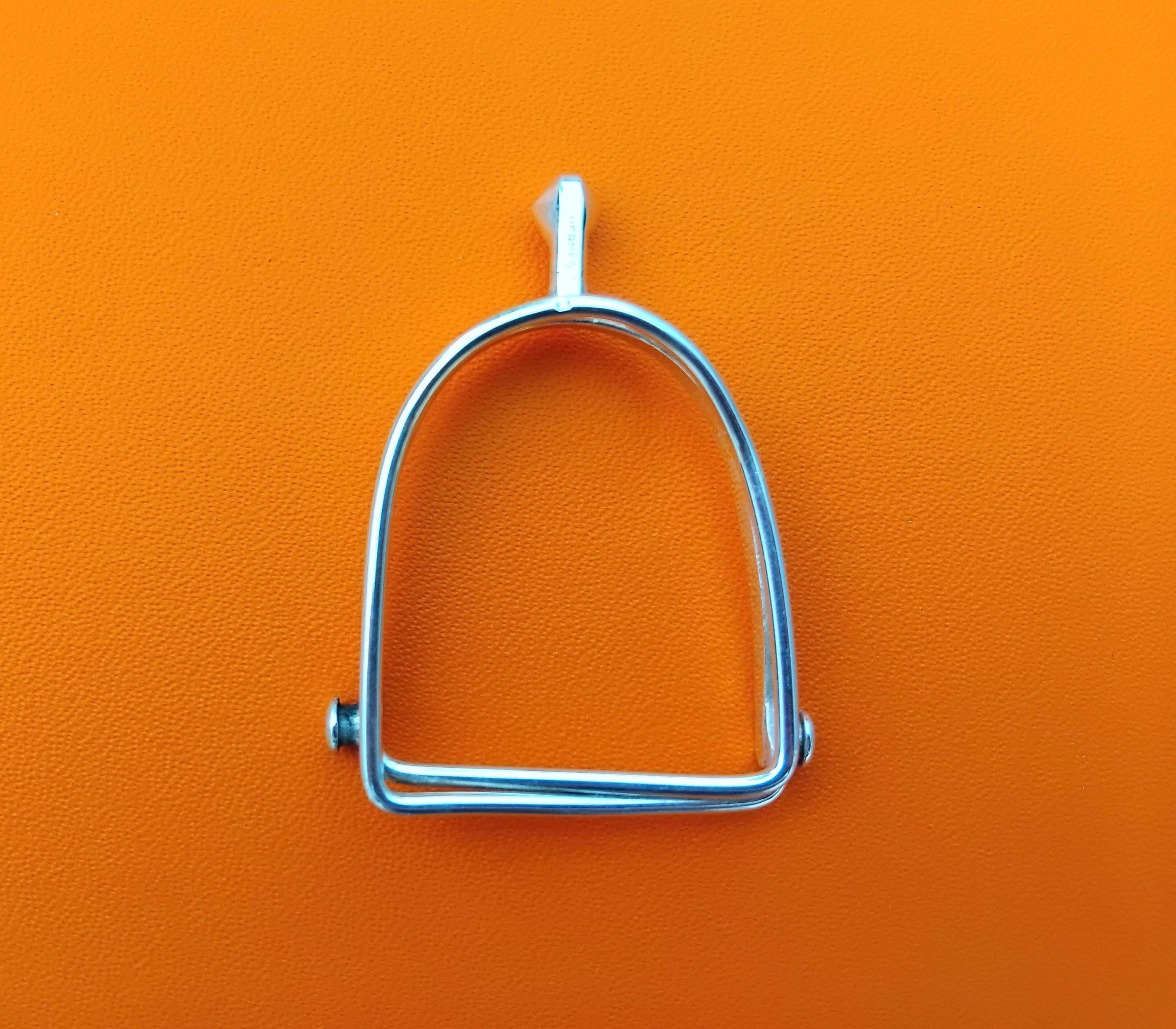 Argento Hermès Fermasoldi d'argento Gaetan de Percin Sperone a forma di cavallo Texas in vendita