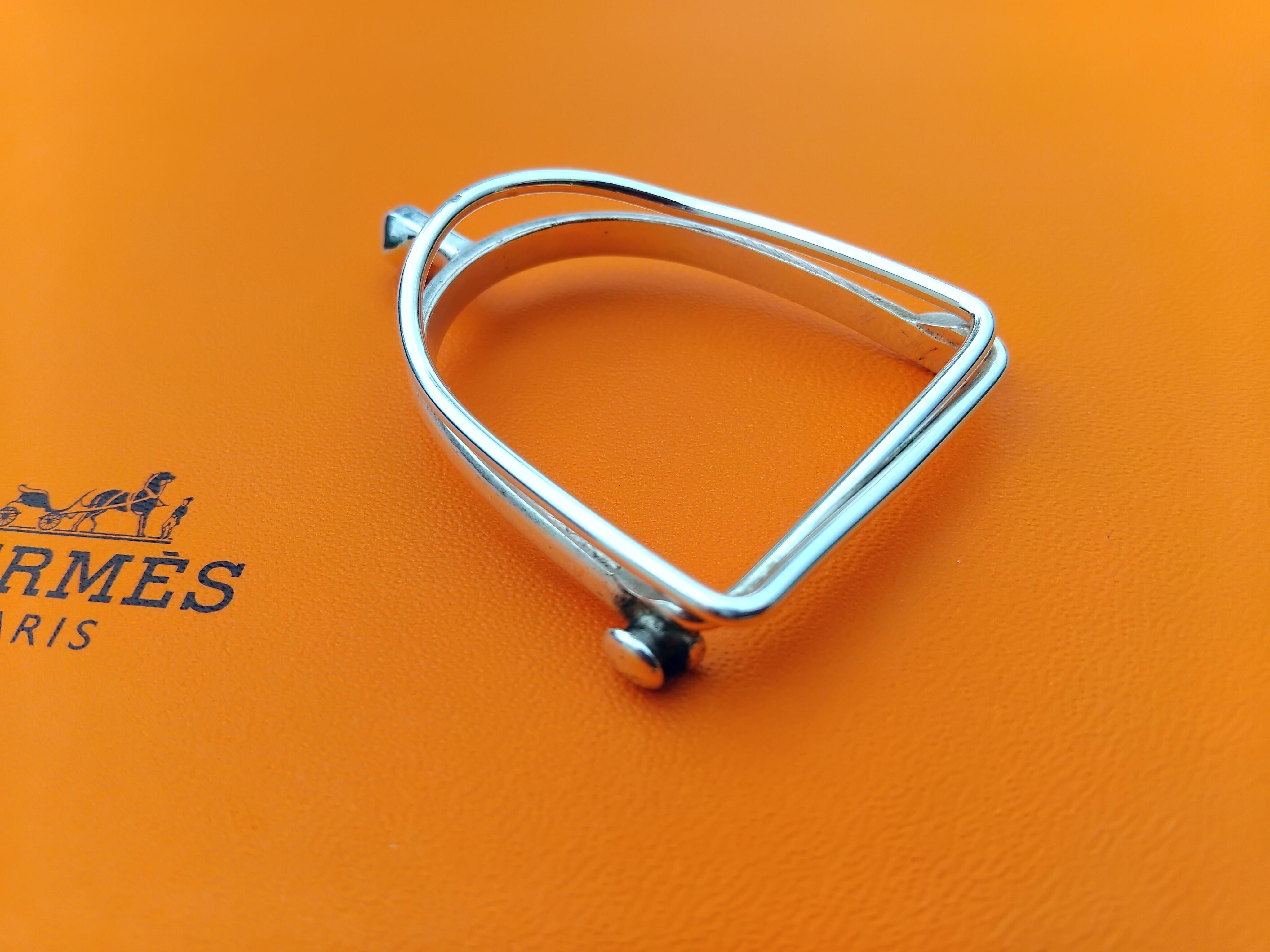 da uomo o donna Hermès Fermasoldi d'argento Gaetan de Percin Sperone a forma di cavallo Texas in vendita