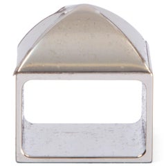 HERMES anello MEDOR SCARF in argento e palladio