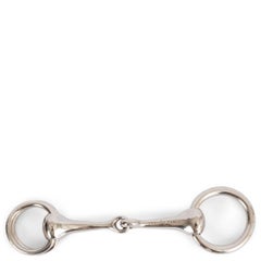 HERMES silver palladium MORS 90 SCARF RING