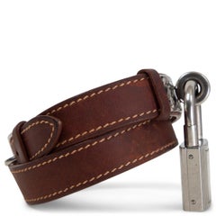 HERMES silver palladium-plated KELLY DOUBLE-TOUR Watch