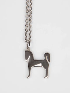 Hermès Silver Panache Horse Necklace