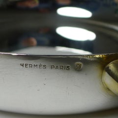 Hermes Silver Plate and Gold Plate Horse Vide Poche, C.1960
