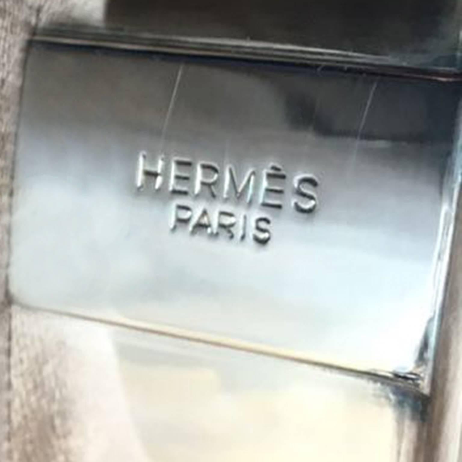 Hermes Silver Plated Champagne Cooler, 1980 In Excellent Condition In Munich, DE