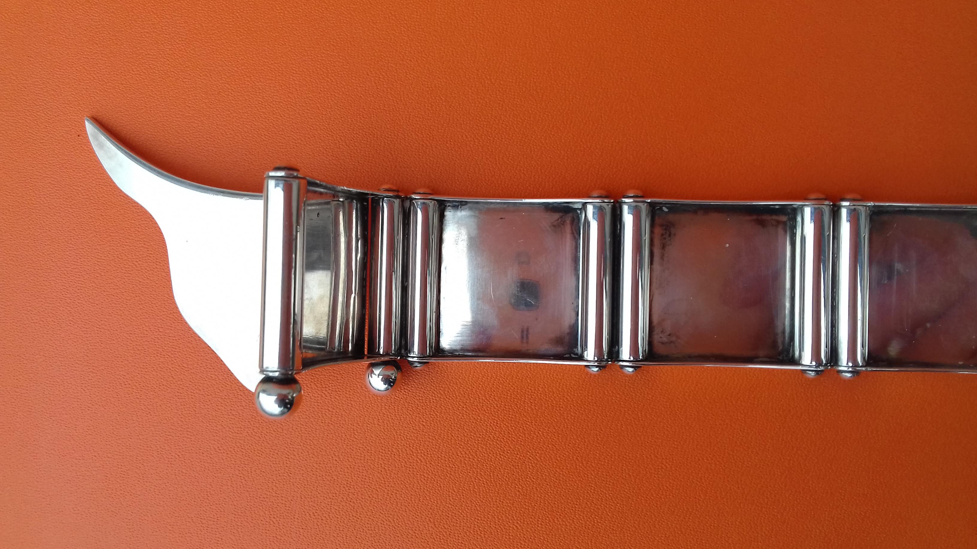 Hermès Silver Plated Dachshund Shaped Photos Frame Holder Vintage RARE 4