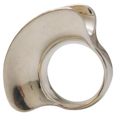 Hermès silver ring