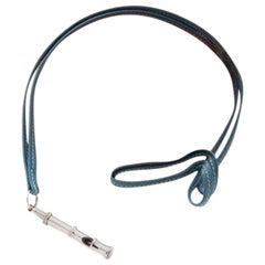 Hermès Silver Sifflet Ultrasons Dog Whitsle 215626
