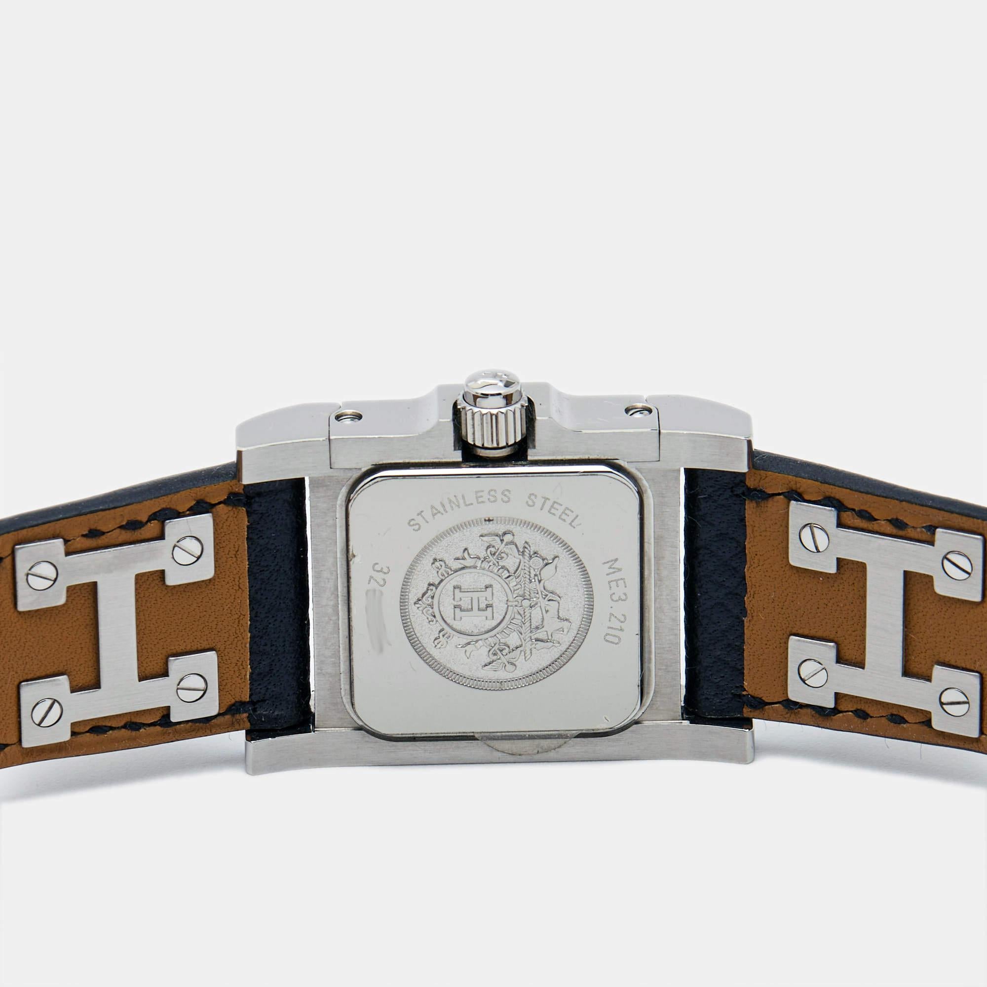 Experience the epitome of luxury with an authentic Hermes Medor watch. Expertly crafted, it showcases timeless design, comfortable fit, and versatile look, making it the ultimate symbol of sophistication.

