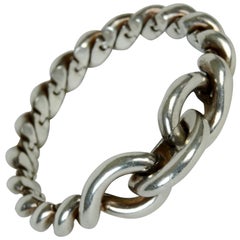 Hermès Silver Torsades Bracelet, c1990