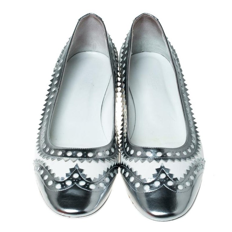 hermes ballet flats
