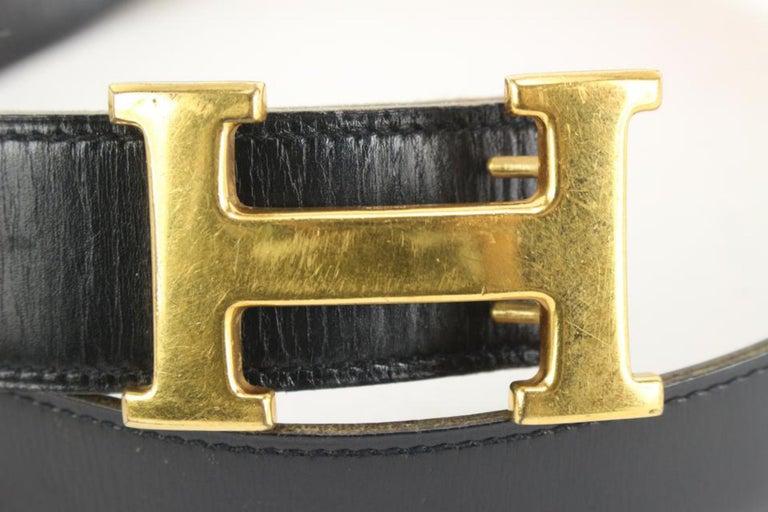 Hermès Red 18mm Reversible H Logo Kit Brown Gold 12her68 Belt