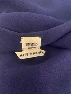 Hermes Size 38 french Silk Studded Mini Dress