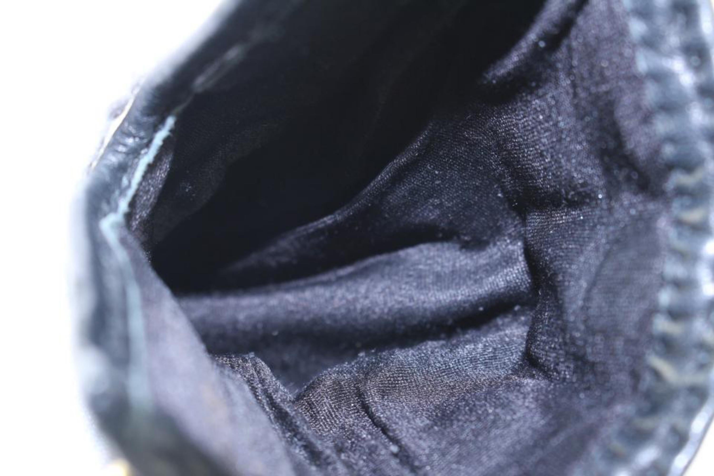 Hermès Size 7.5 Black Leather H Logo Medor Gloves 1230h43 3
