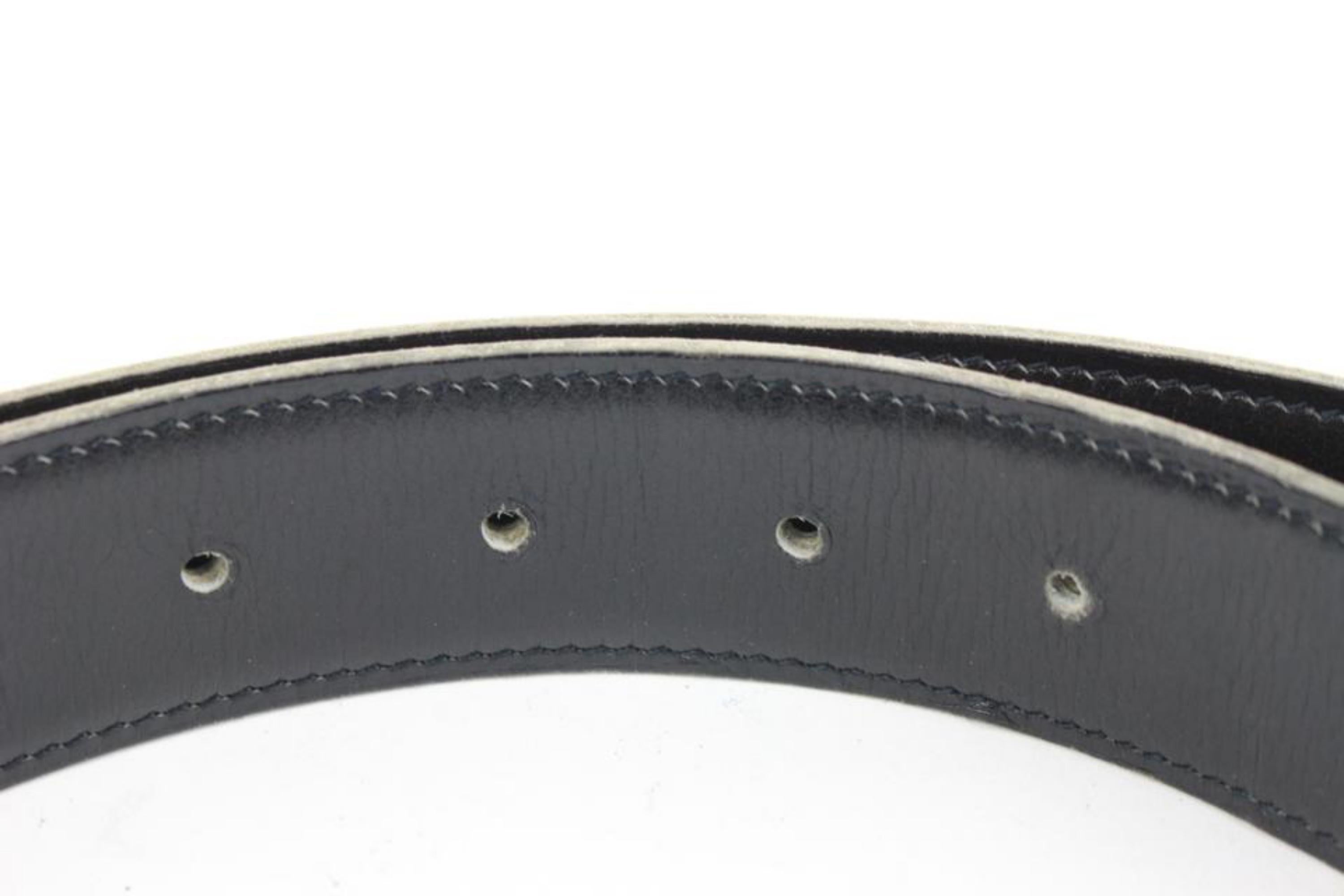 Hermès size 75 Brown x Black 32mm Reversible H Logo Belt Kit 73h418s For Sale 4