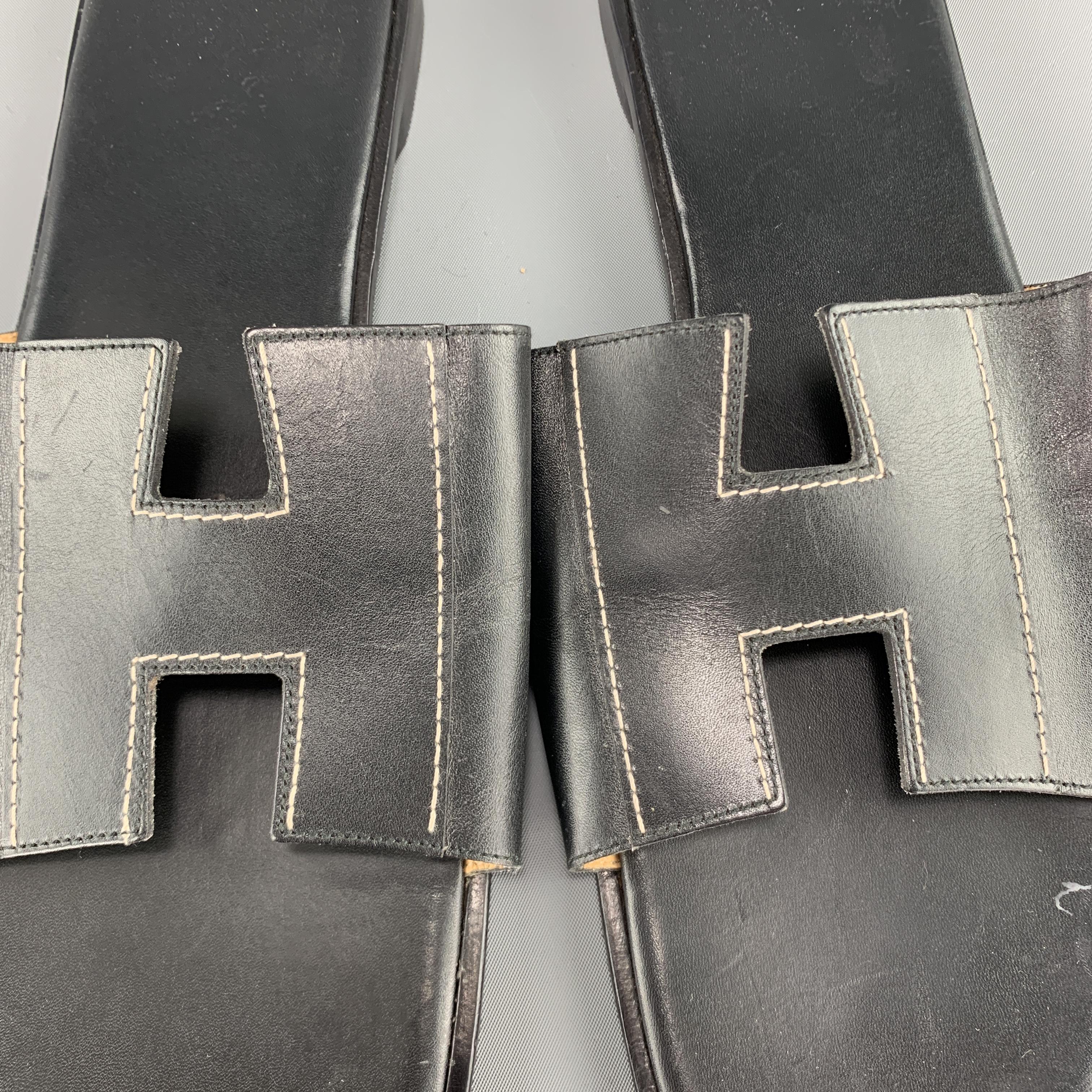 hermes contrast stitching