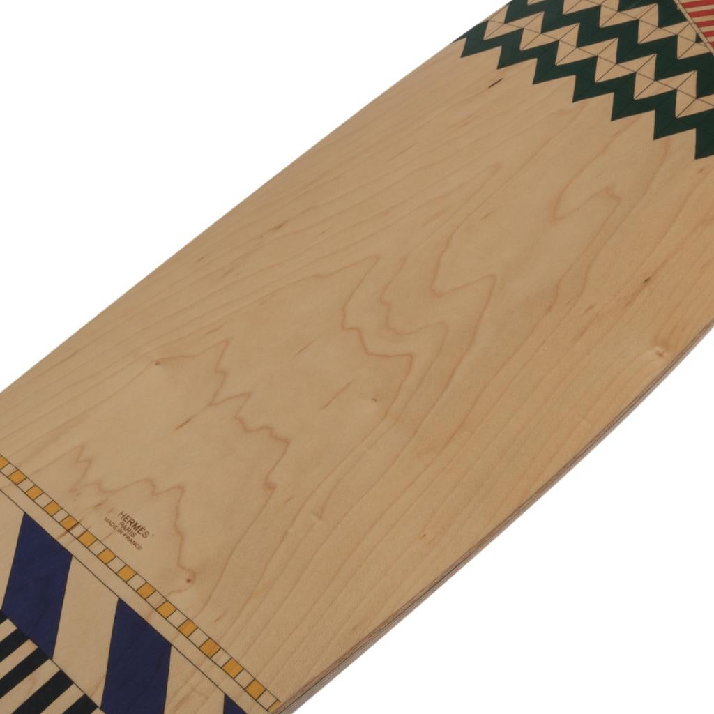 Hermes Skateboard Au Faubourg Longboard Maple Wood Limited Edition New 5