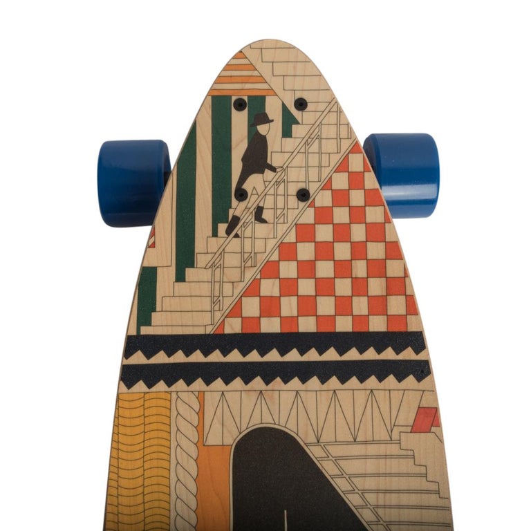 Hermes Skateboard Au Faubourg Longboard Maple Wood Limited Edition New