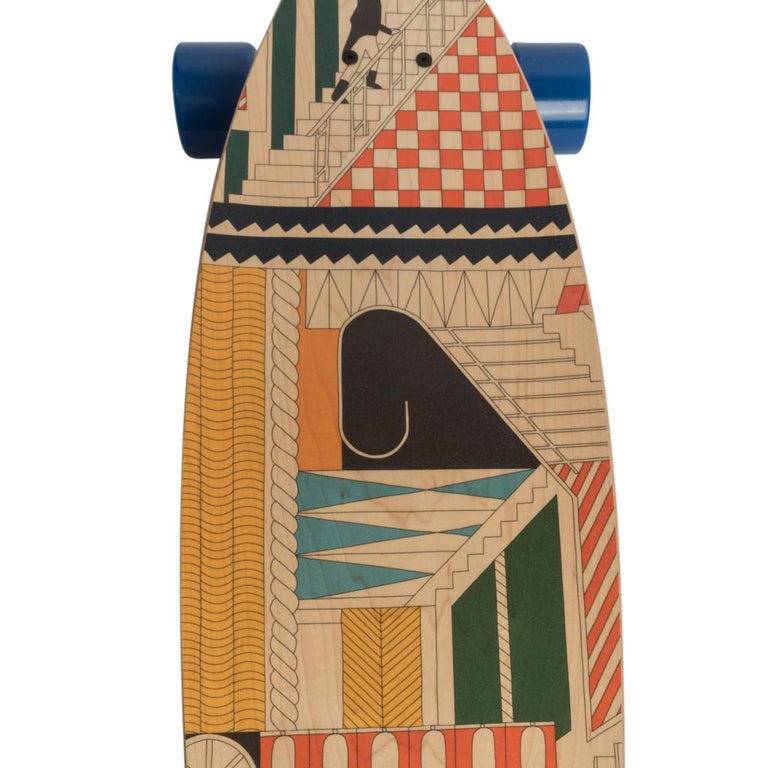 Hermes Skateboard Au Faubourg Longboard Maple Wood Limited Edition New