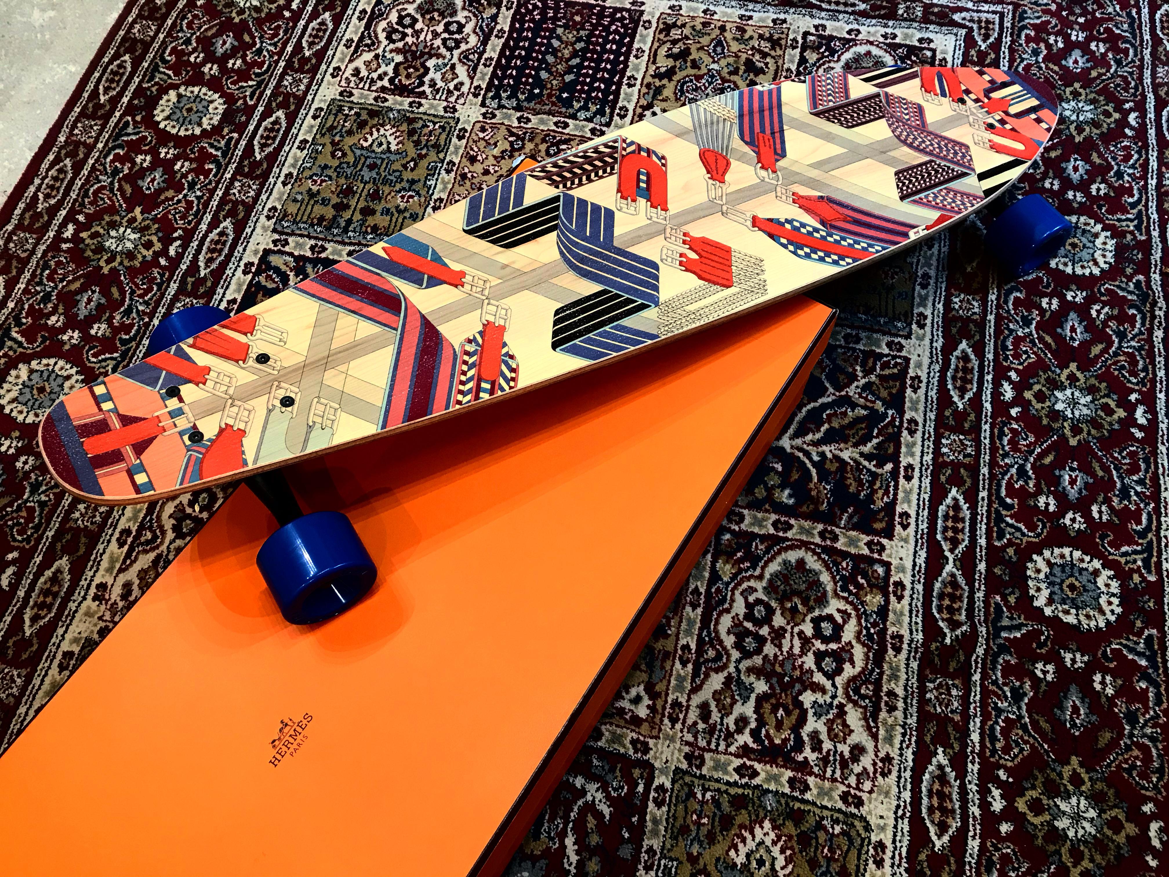 hermes skateboard charm