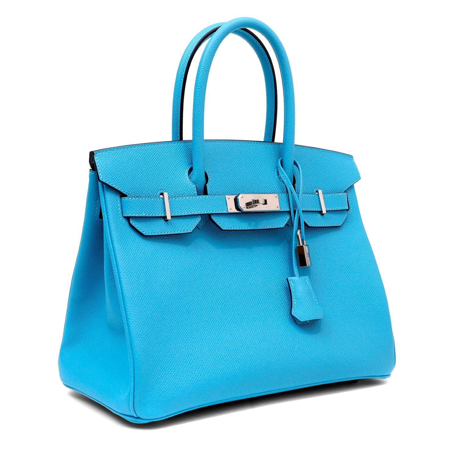 light blue birkin bag