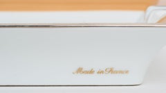 Hermès Sleeping Dogs Porcelain Ashtray Aldin