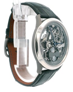 Hermès Slim D'Hermès CA6.841 Titanium/Platinum Watch & Papers