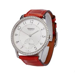 Hermes Slim D'Hermes Stainless Steel W043201WW00 Wristwatch