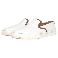 Hermes, Slip on sneakers in white leather
