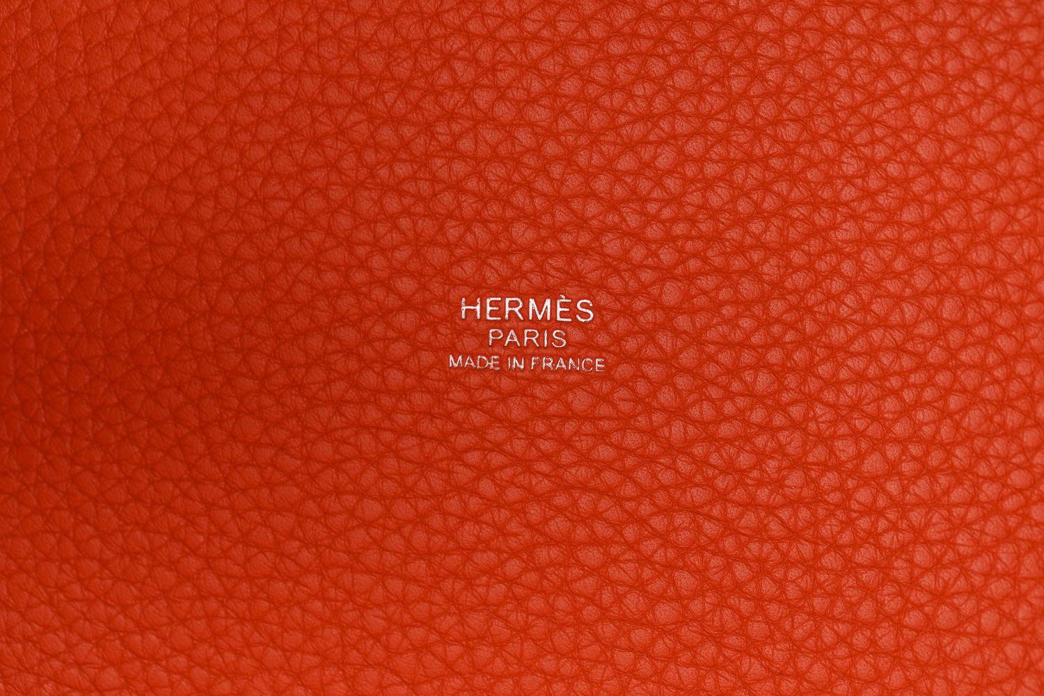 Hermès SM Orange Picotin Lock Handbag 2