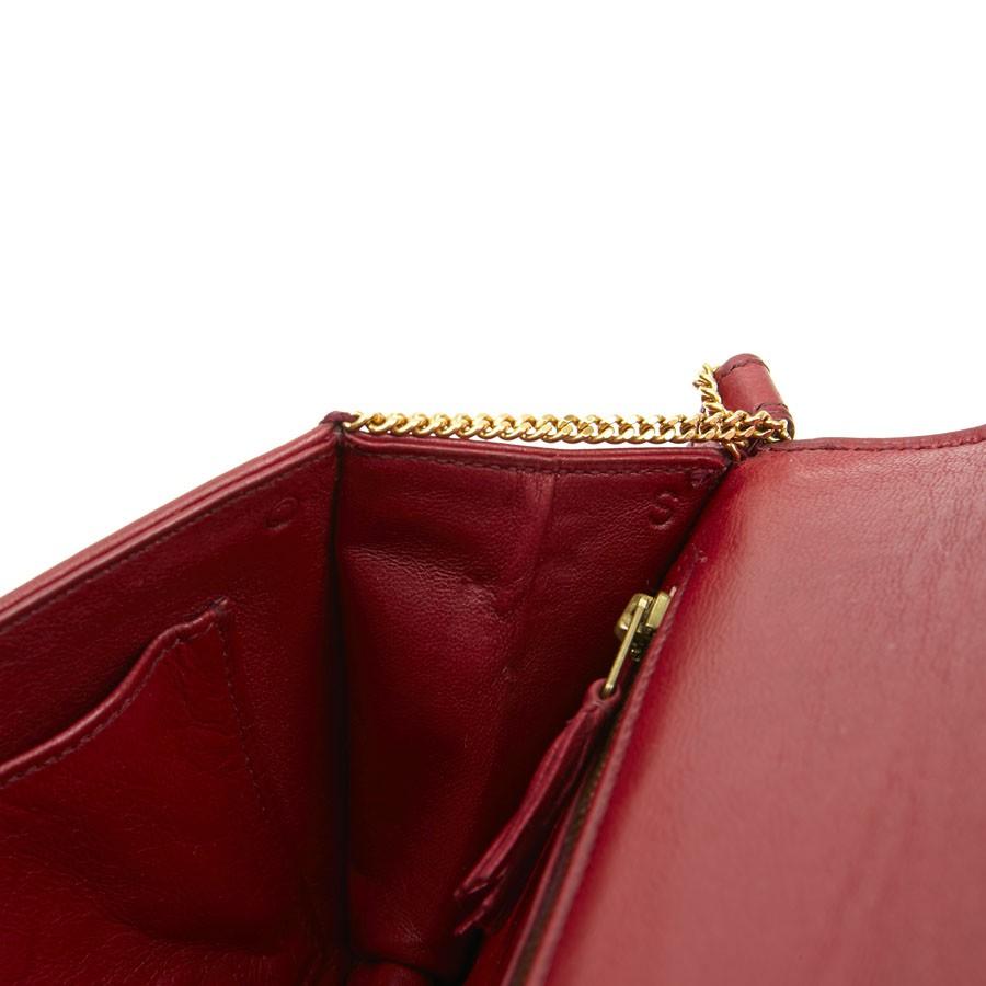 Women's Hermes Small Bag or Clutch In Red Leather