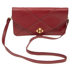 Vintage Hermes Small Bag or Clutch In Red Leather