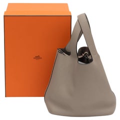 Hermès Piccolo Picotin Gris Tortorelle