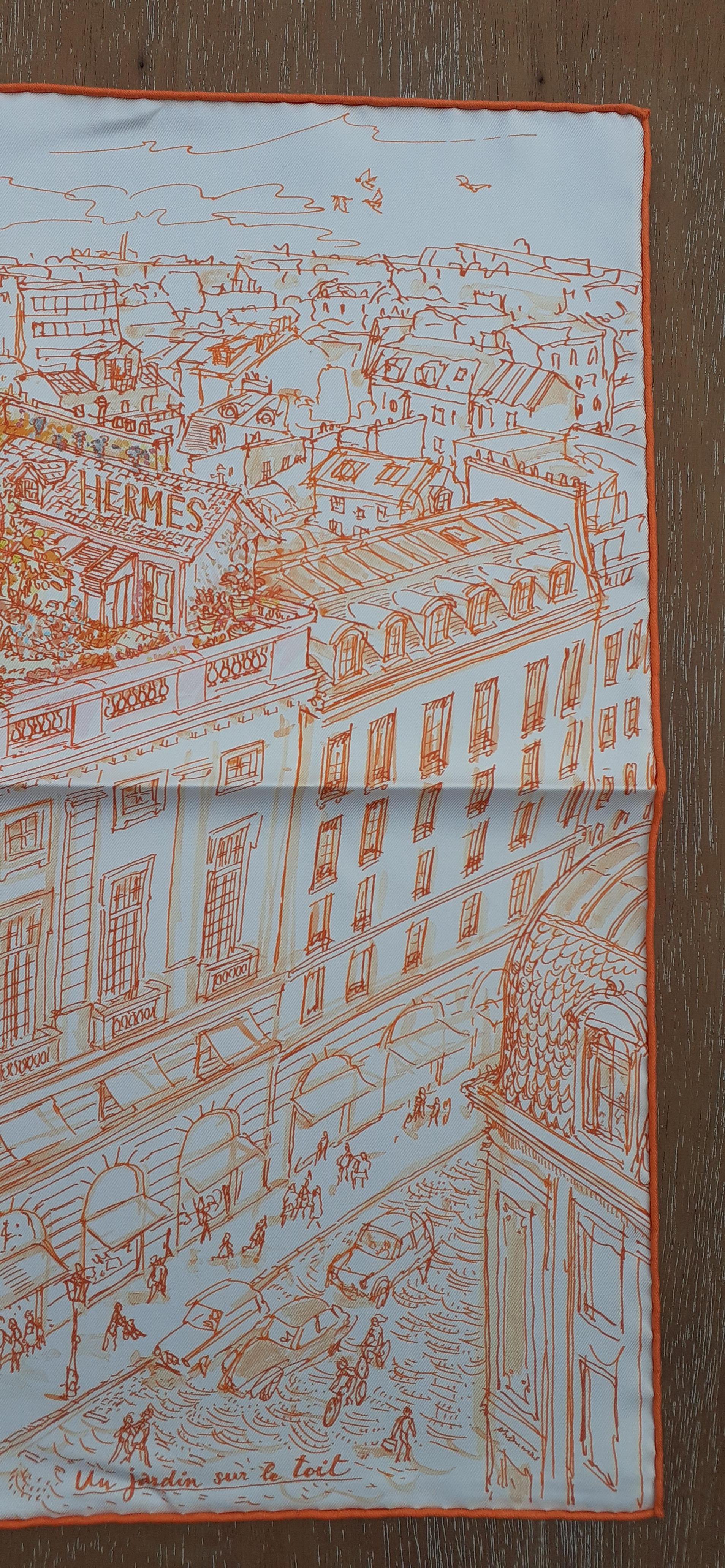 un jardin sur le toit scarf