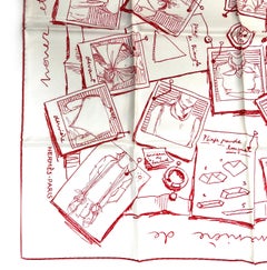 Hermes Small Silk Scarf, Instructions sur l Art