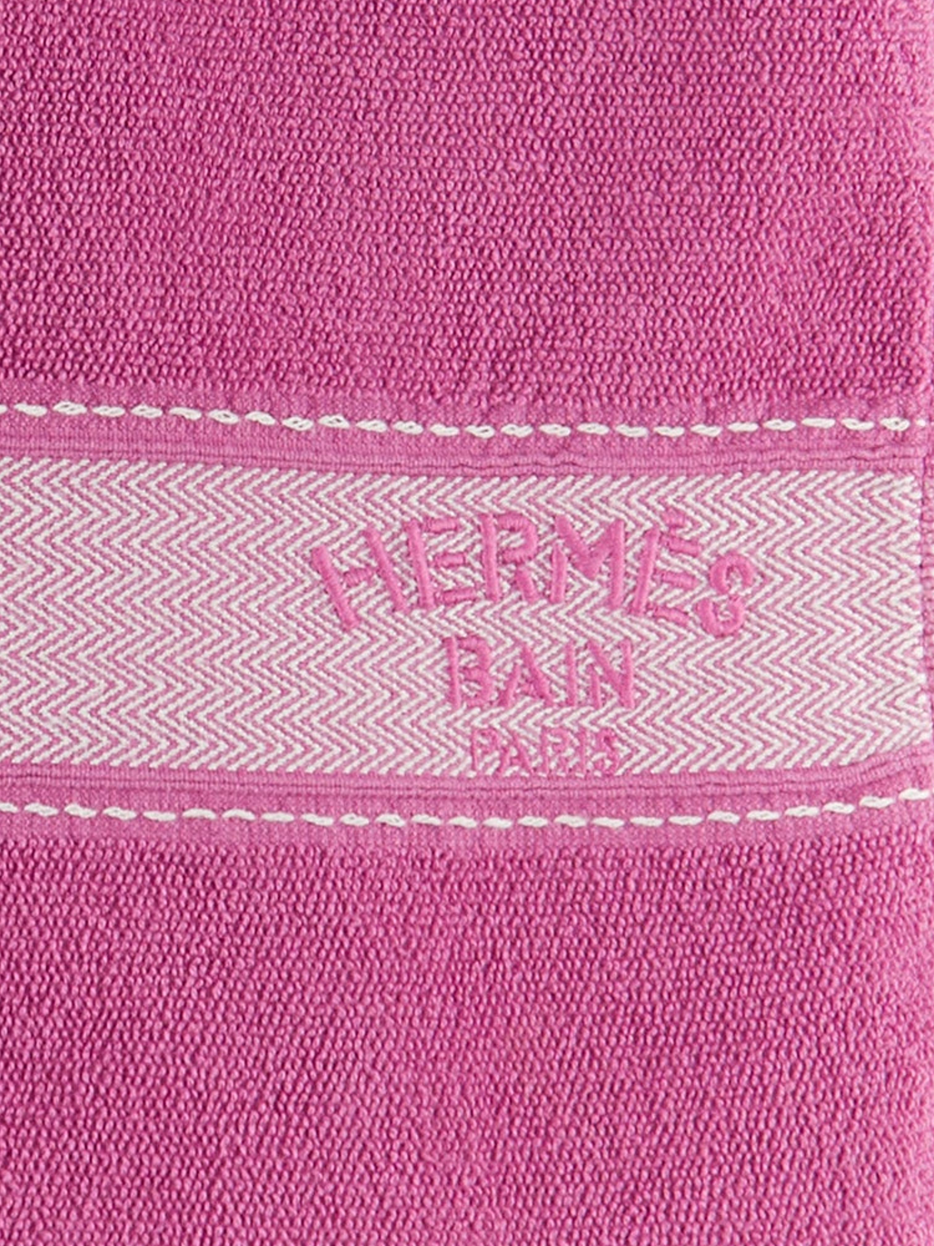 Hermès Small Yachting Strandtuch in Jacinthe mit 