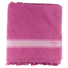 Used HERMÈS Small Yachting Beach Towel in Jacinthe