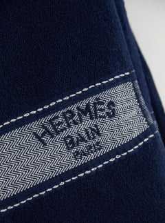 HERMÈS Small Yachting Beach Towel in Marine