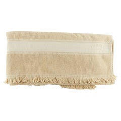 Used HERMÈS Small Yachting Beach Towel in Sable