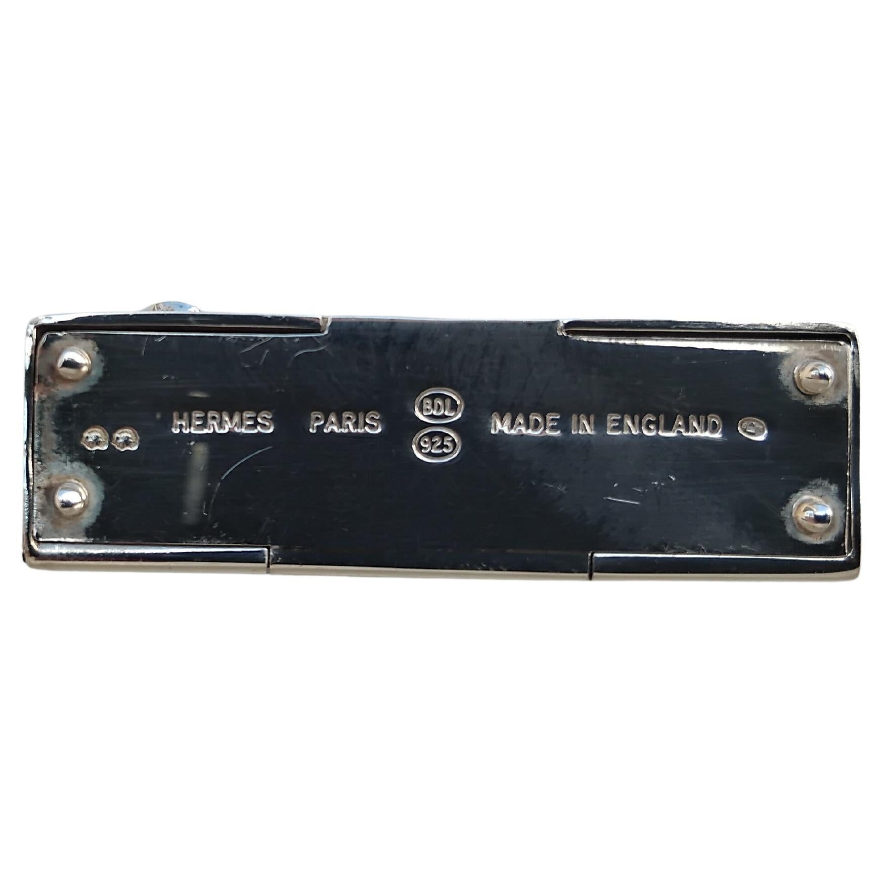 Hermès Smallest Mini Micro Bolide Bag Pill Box Sterling Silver For Sale 1