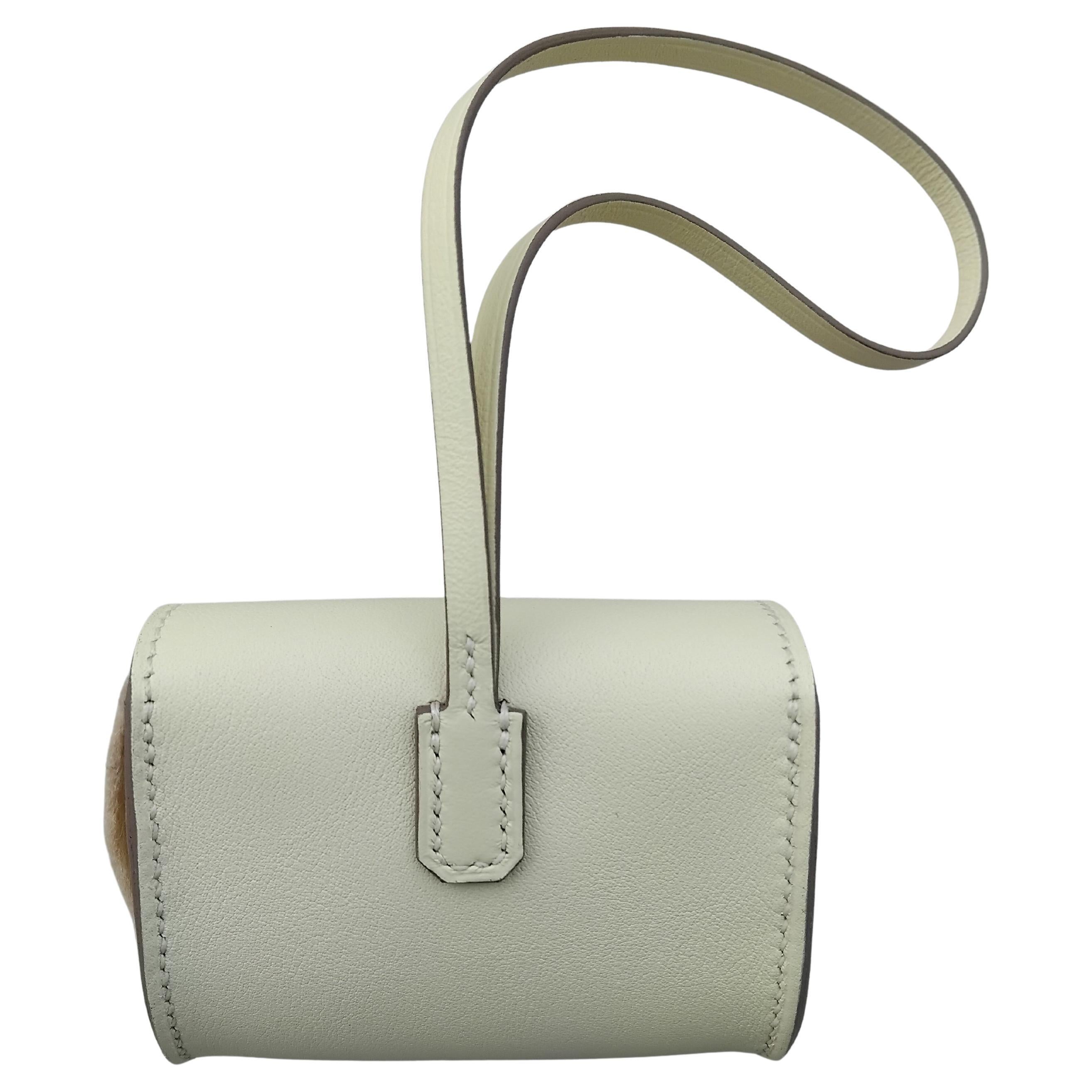 Hermès Smooth Leather Jaune Milton Kellyfestival Kelly Bag Charm For Sale 1