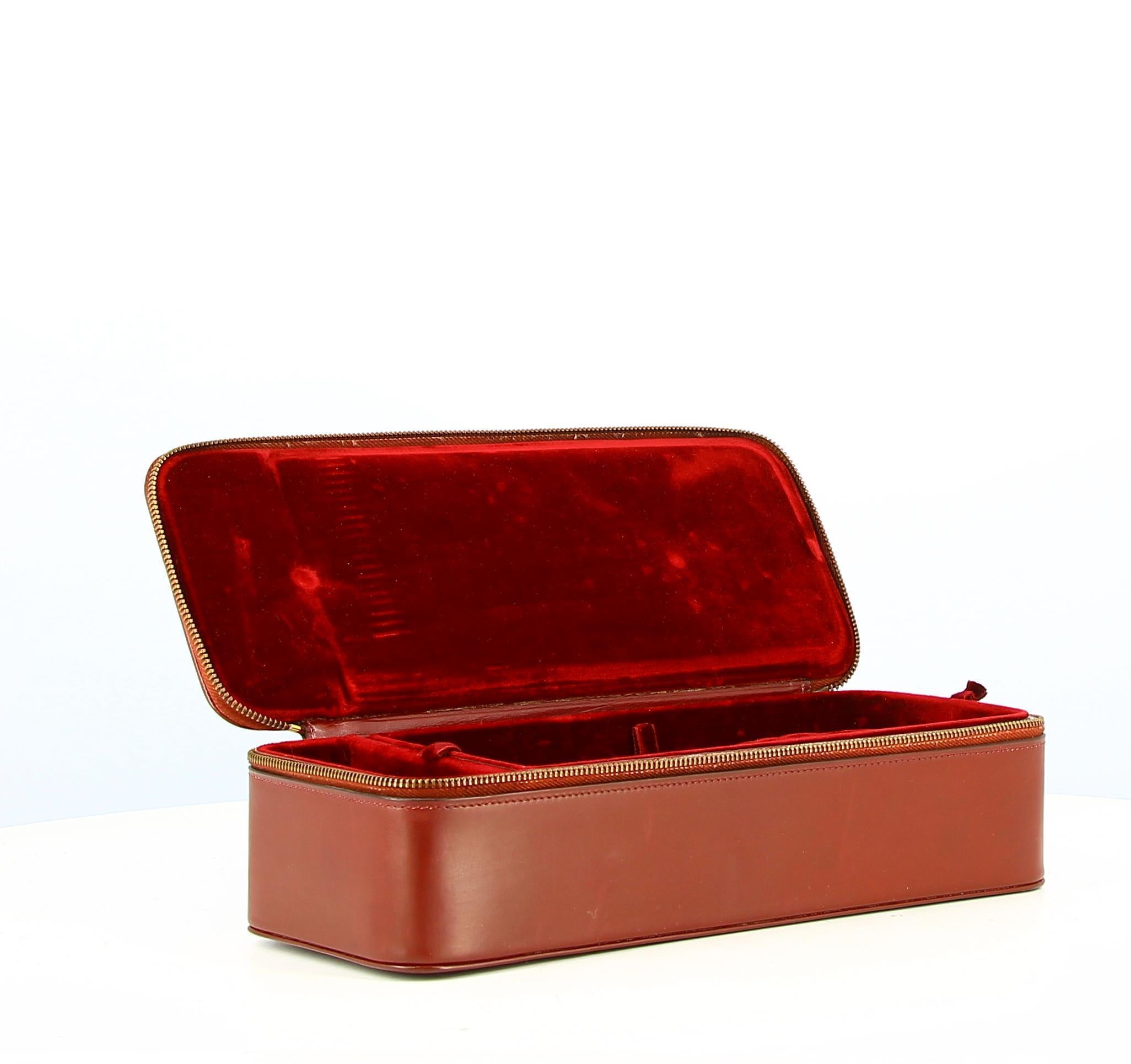 Hermes Smooth Leather Jewelry Box 4