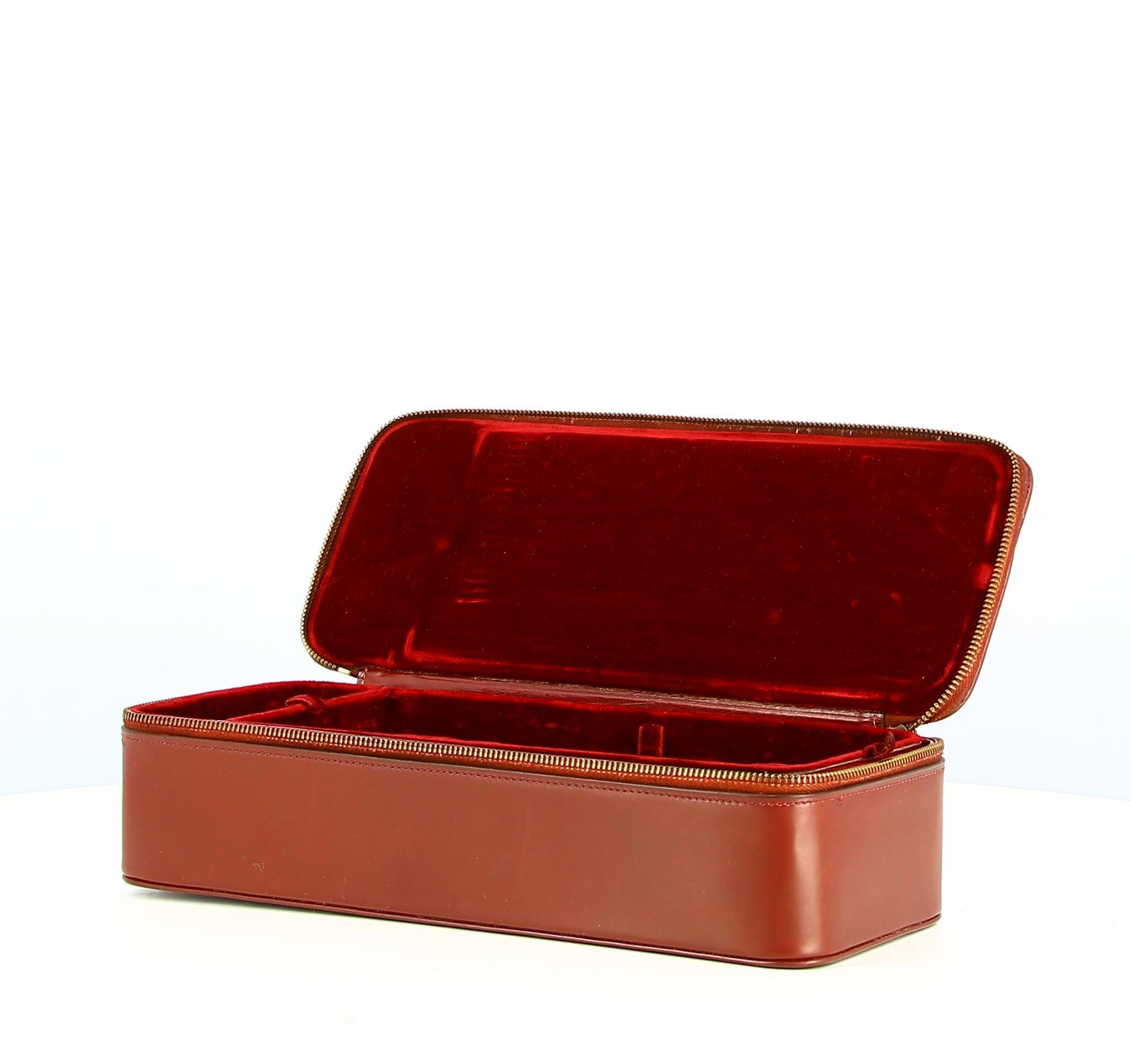 Hermes Smooth Leather Jewelry Box 5