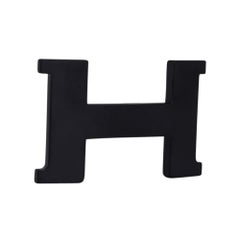 Hermes So Black Box Leather Belt H Constance 38 mm Reversible 85