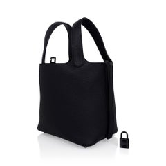 Hermes So Black Picotin Lock 18 Tote Bag Limited Edition