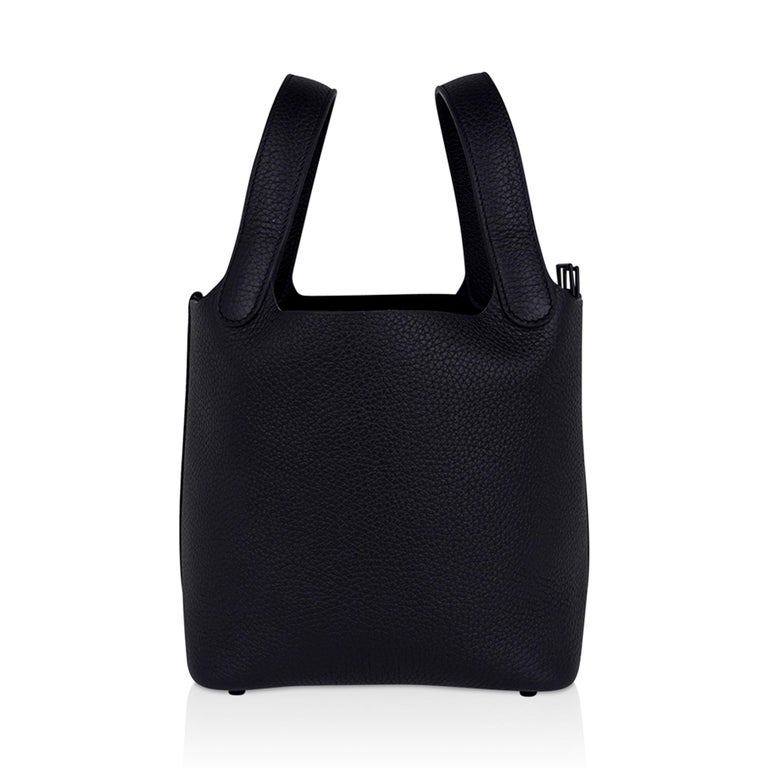 Hermes So Black Picotin Lock 18 Tote Bag Limited Edition at