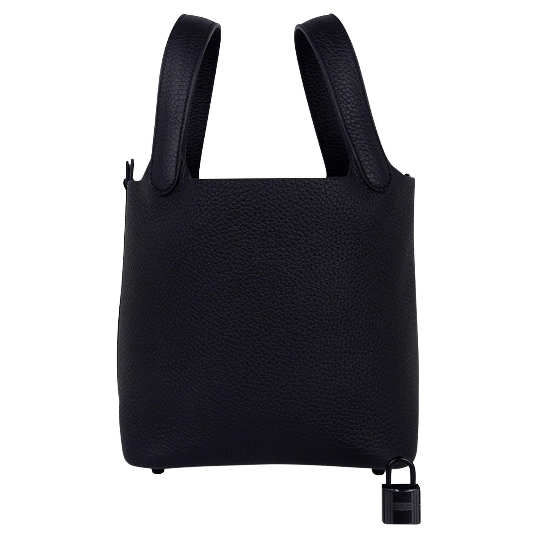 Hermes So Black Picotin Lock 18 Tote Bag Limited Edition