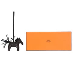 Hermes So Schwarz Rodeo Pegasus Leder Tasche Charme