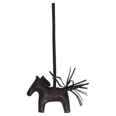 Hermes So Schwarz Rodeo Pegasus Leder Tasche Charme